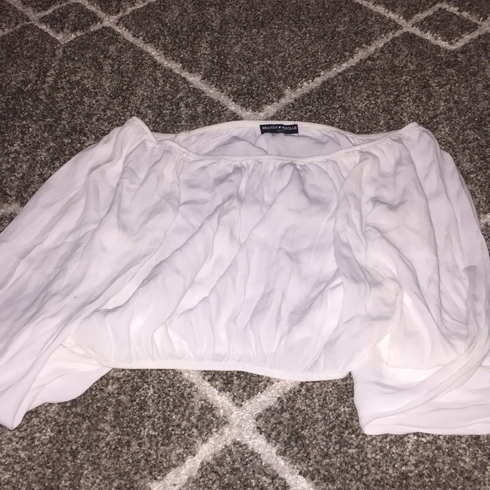 Brandy Melville Off the Shoulder Blouse Top